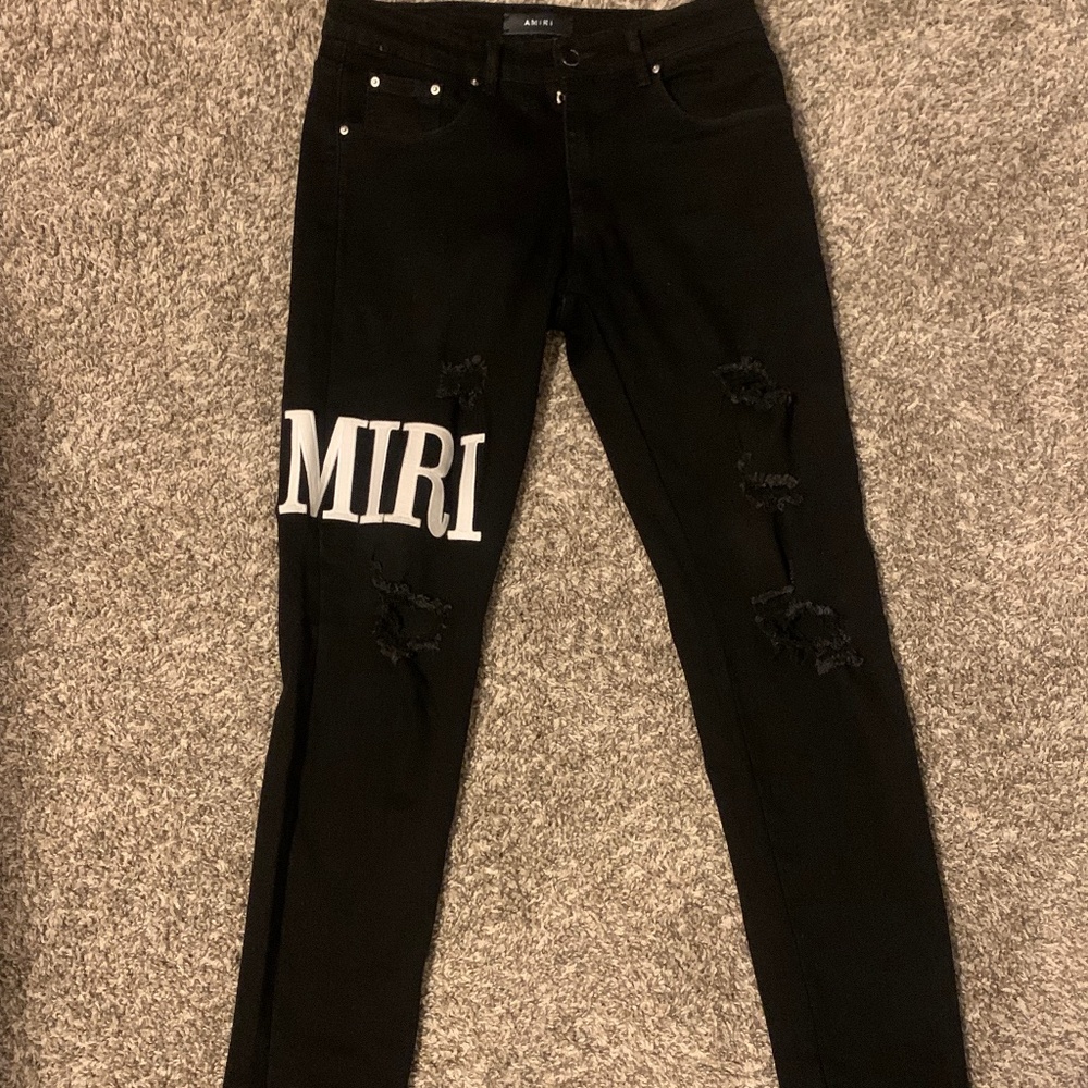 Black Amiri Jeans